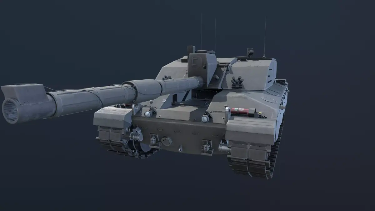 Challenger 2 Tank Low-poly 3D model purchase