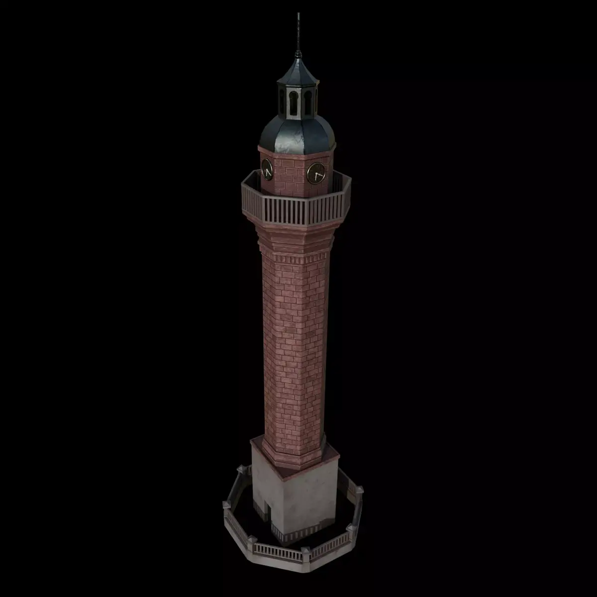 clock tower 3D model