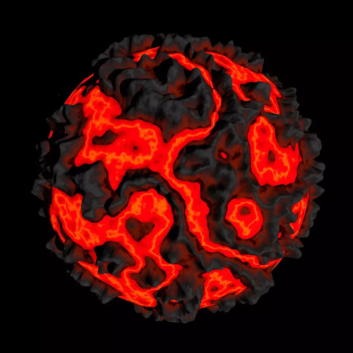 Lava Planet 3 3D model