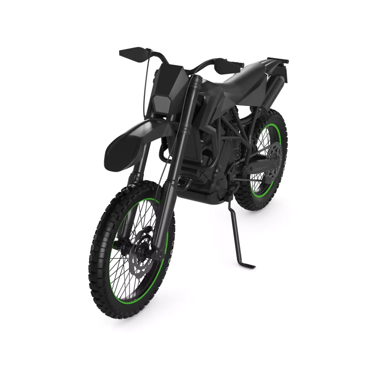Supermoto Motorcycle 3D model get