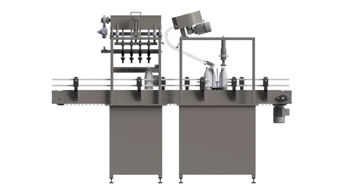 Advanced 3D Design of Filling and Capping Machine 3D model