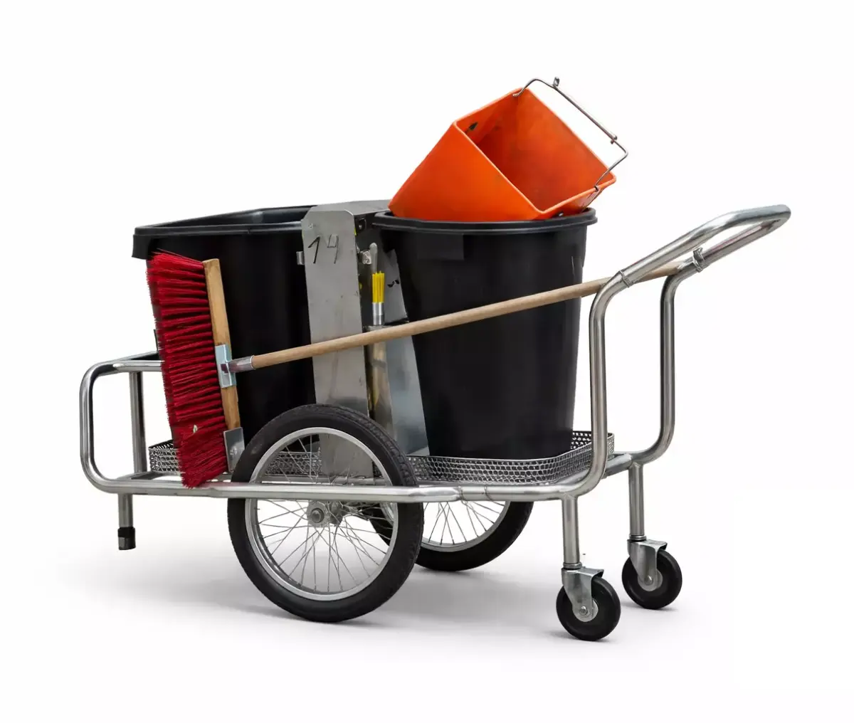Street Sweeper Cart Road Cleaning Utility Vehicle 3D model