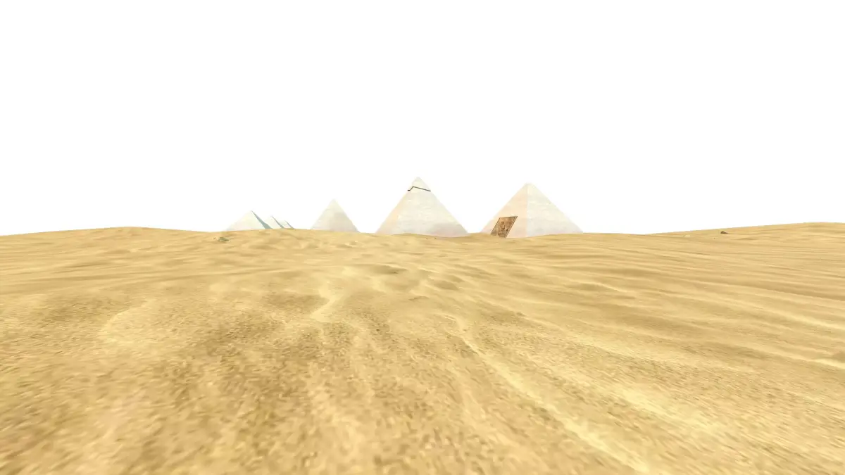 Terrain sand island Free 3D model