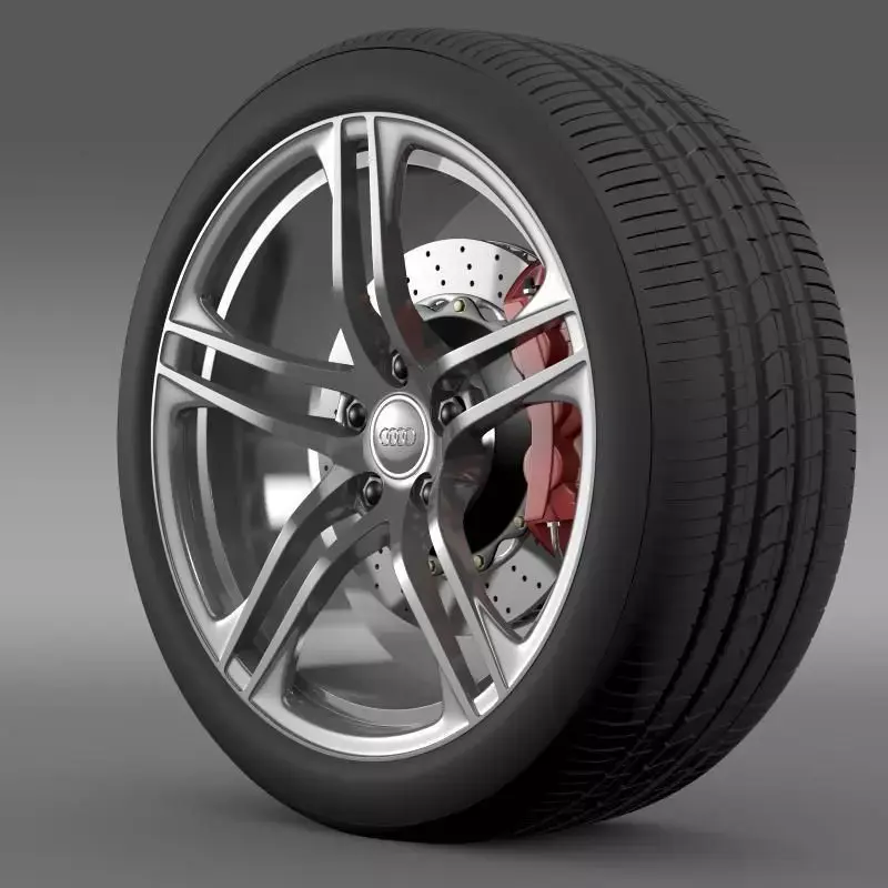 Audi R8 GT wheel 3D model