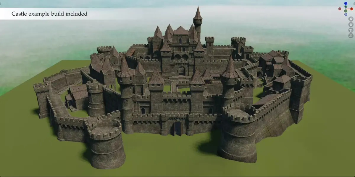 Medieval Castle V 2 Low-poly 3D model