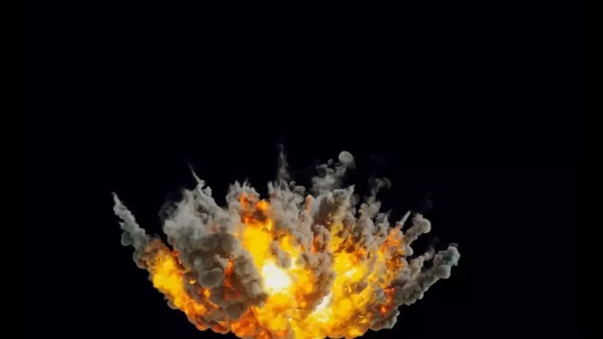 Houdini Pyrofx Megapack Element File Heavy Airstrike Asset  Low-poly 3D model