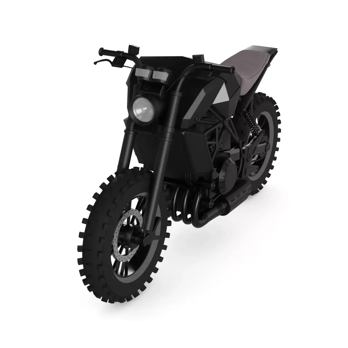 Trail Motorcycle 3D model shop