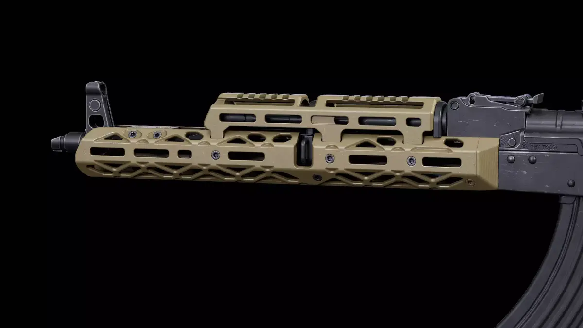 CRC 1U004B KPYK AK Extended Handguard Low-poly 3D model