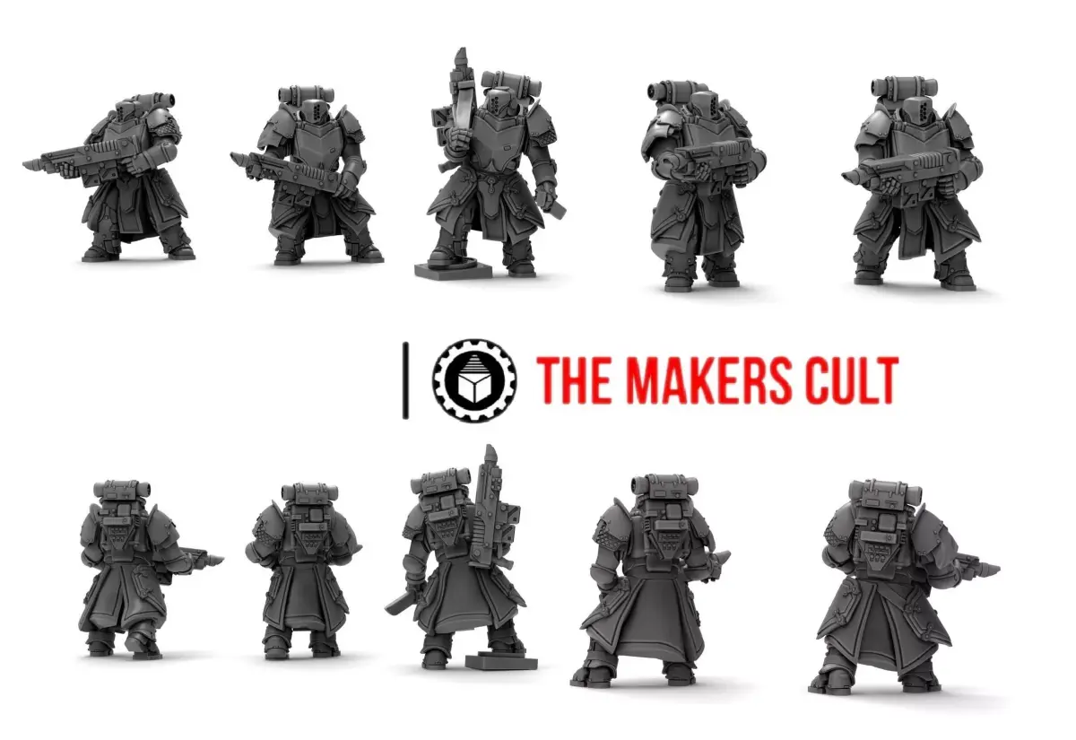 Black Knights - Crusader Squad 3D print model