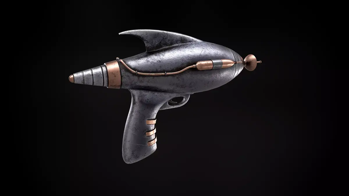 Scifi - GUN Low-poly 3D model