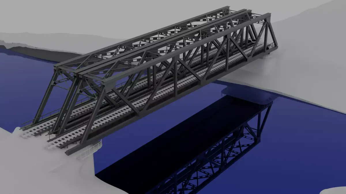 bridge 3D model 9