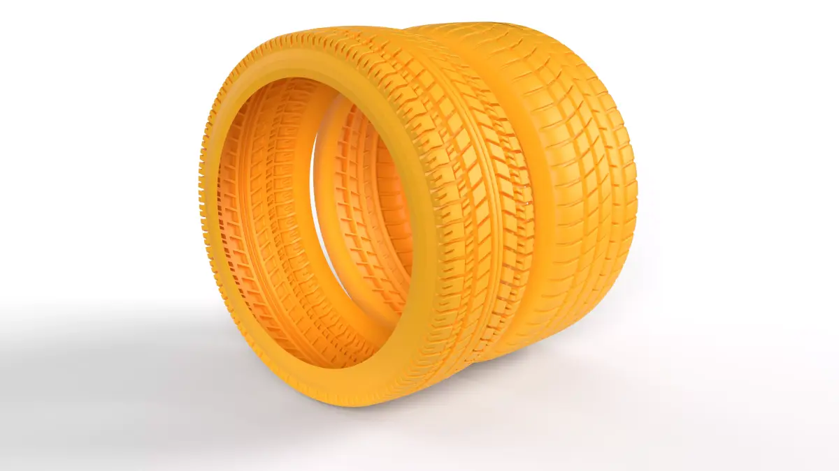 Tyre for Wheels geometry High Poly 3D model
