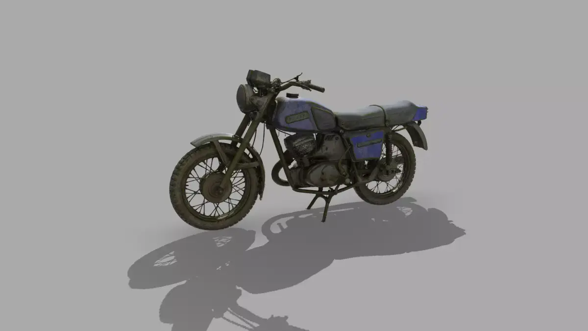 DirtyMorocycle motorcycle 3D model