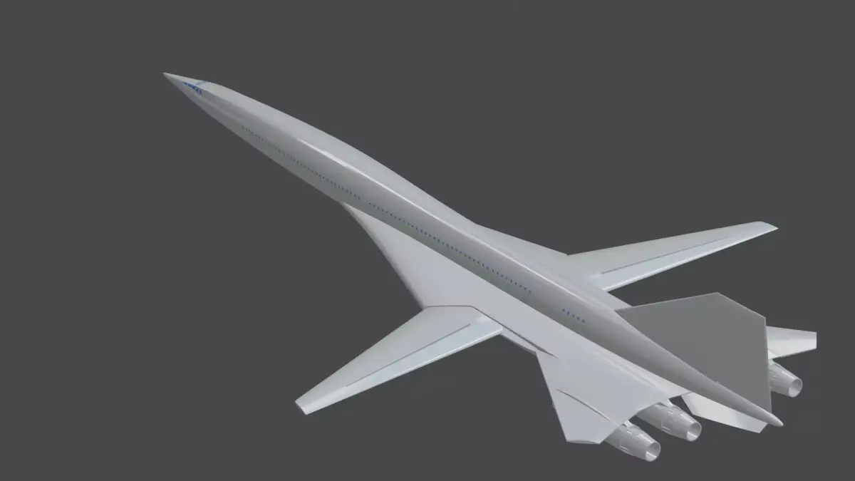 boing2707 3D print model