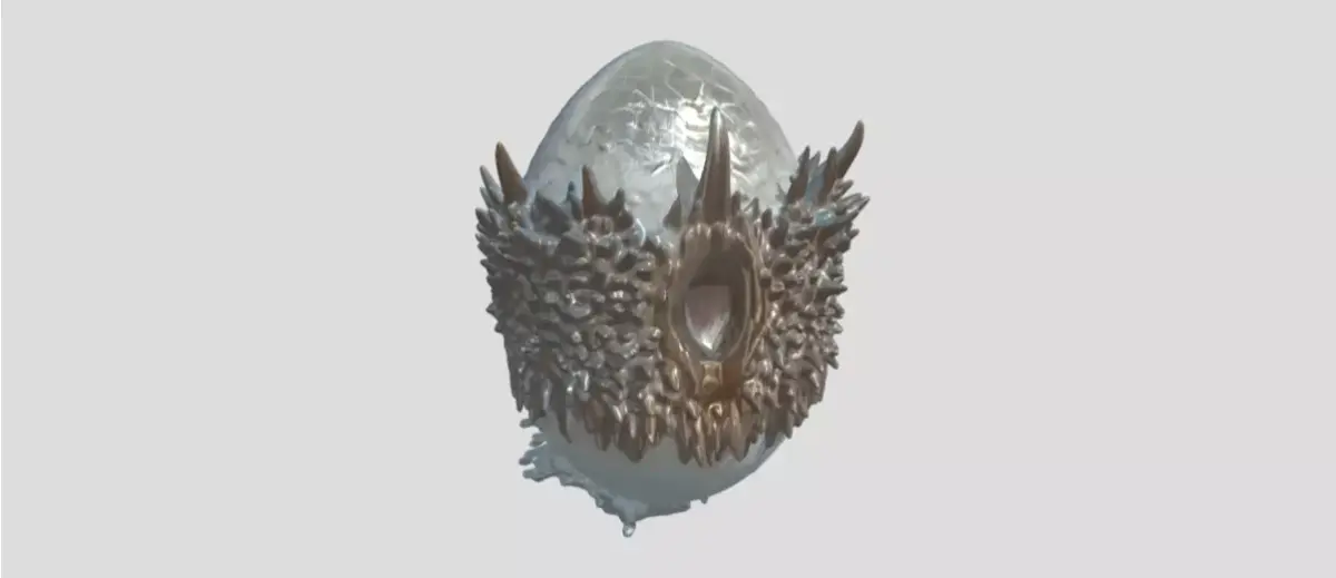 White Egg by Tripo Free low-poly 3D model