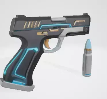 Sci Fi Energy Gun 3D model