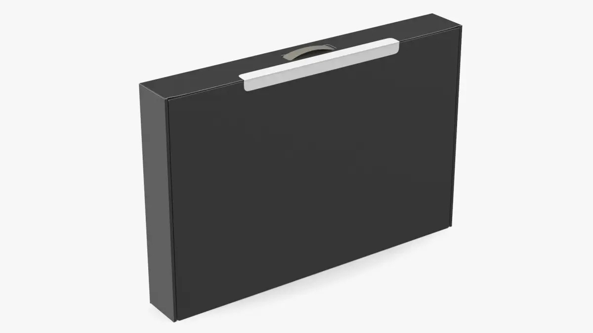 Thin Laptop Box 3D model