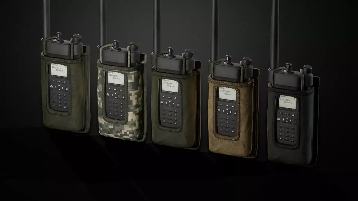 Radio pouch Low-poly 3D model
