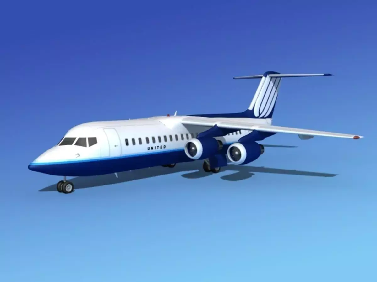 BAe 146-300 United Airlines 2 3D model