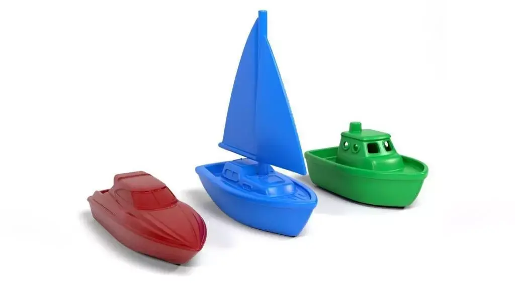 Toy boats 3D print model