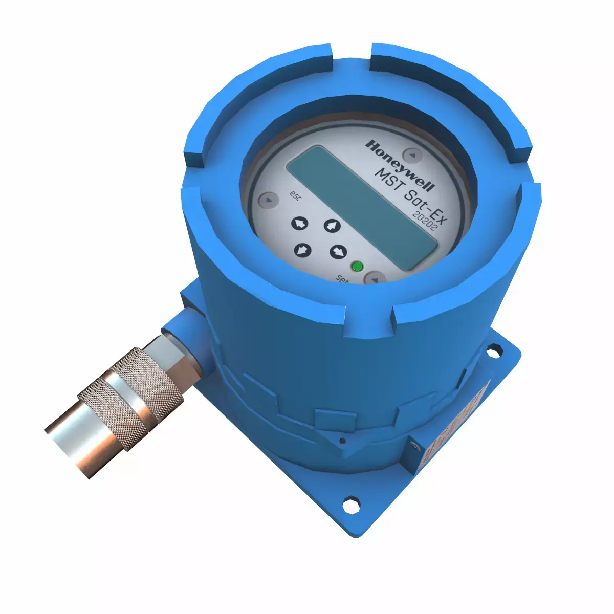 Honeywell Analytics Sat-Ex Transmitter Low Poly Low-poly 3D model