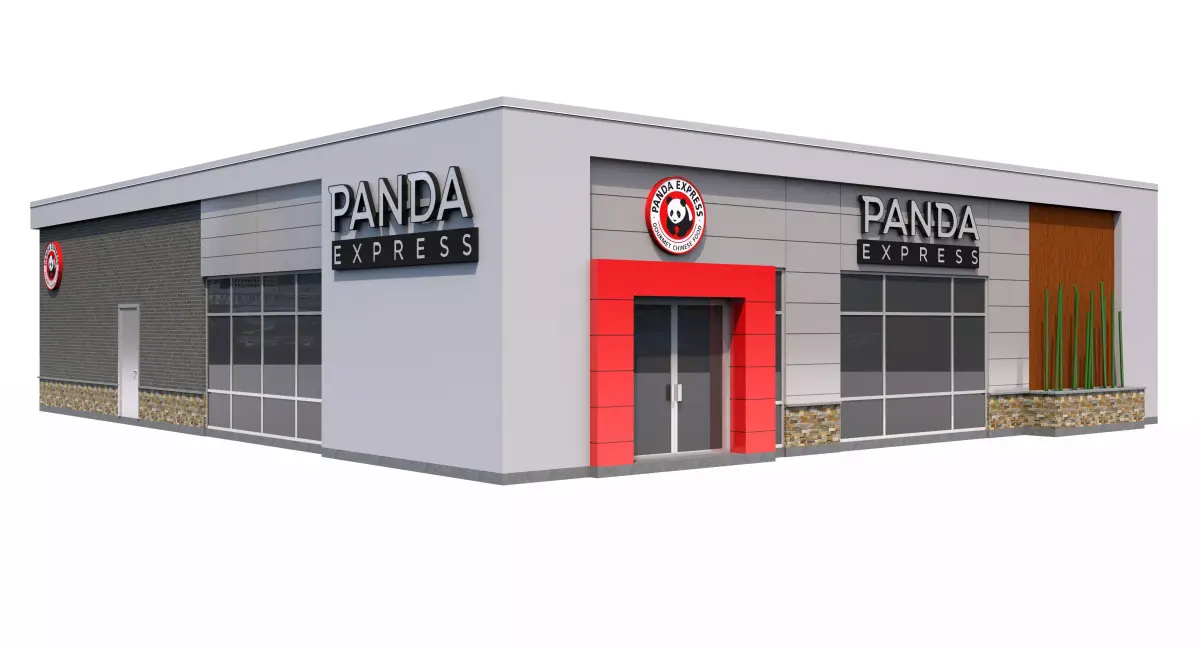 Panda Express 3D model