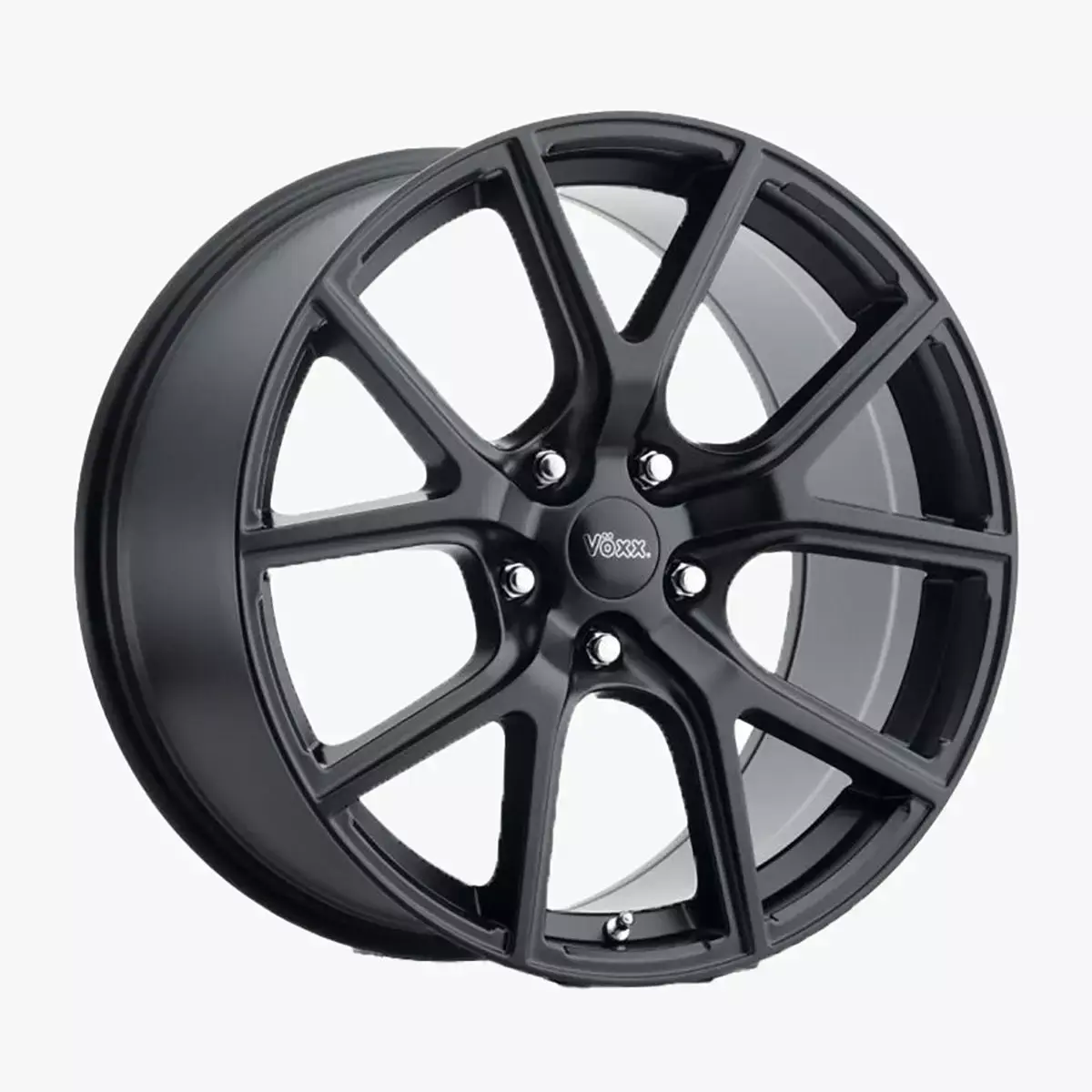 Voxx Lumi Wheel Feather Forged Matte Black Mustang 3D model