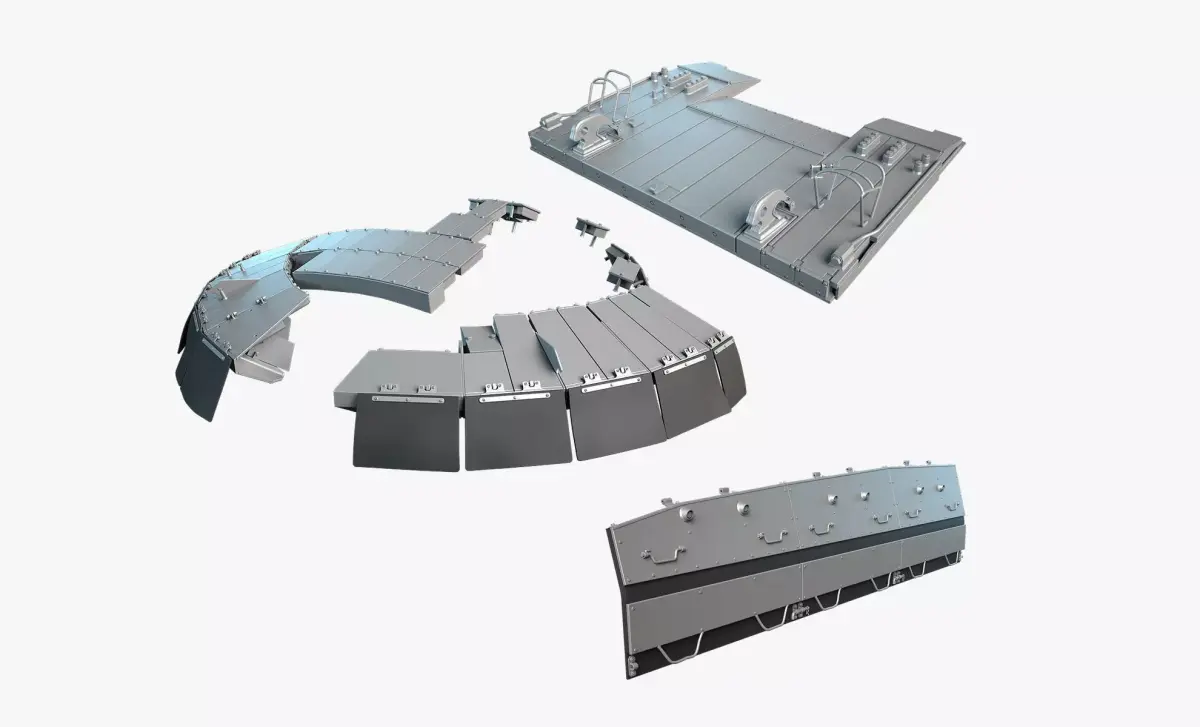 Nizh Ukrainian Reactive Armour High-Poly 3D model