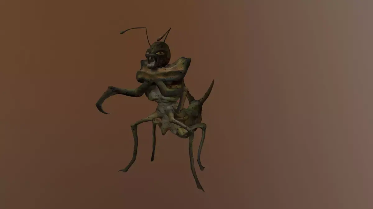 Monster Bug Mantis Low-poly 3D model