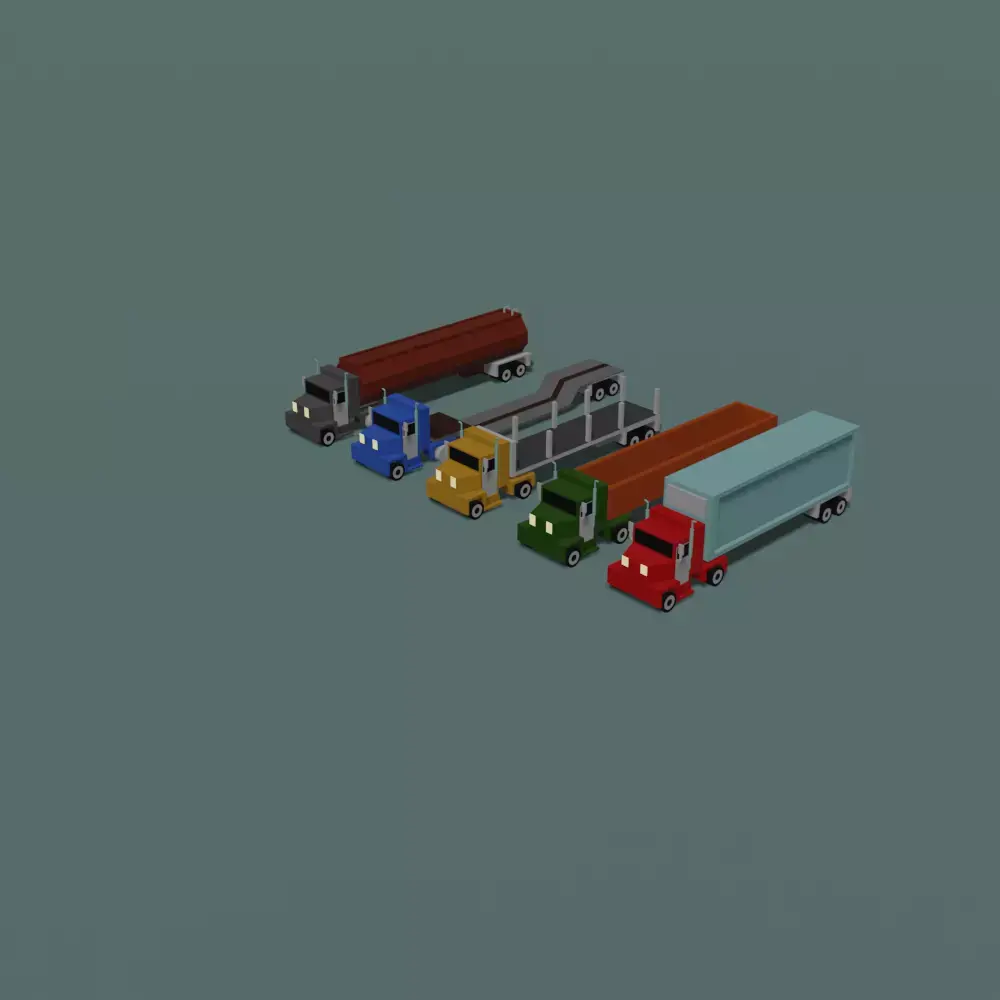 Trucks 3D model