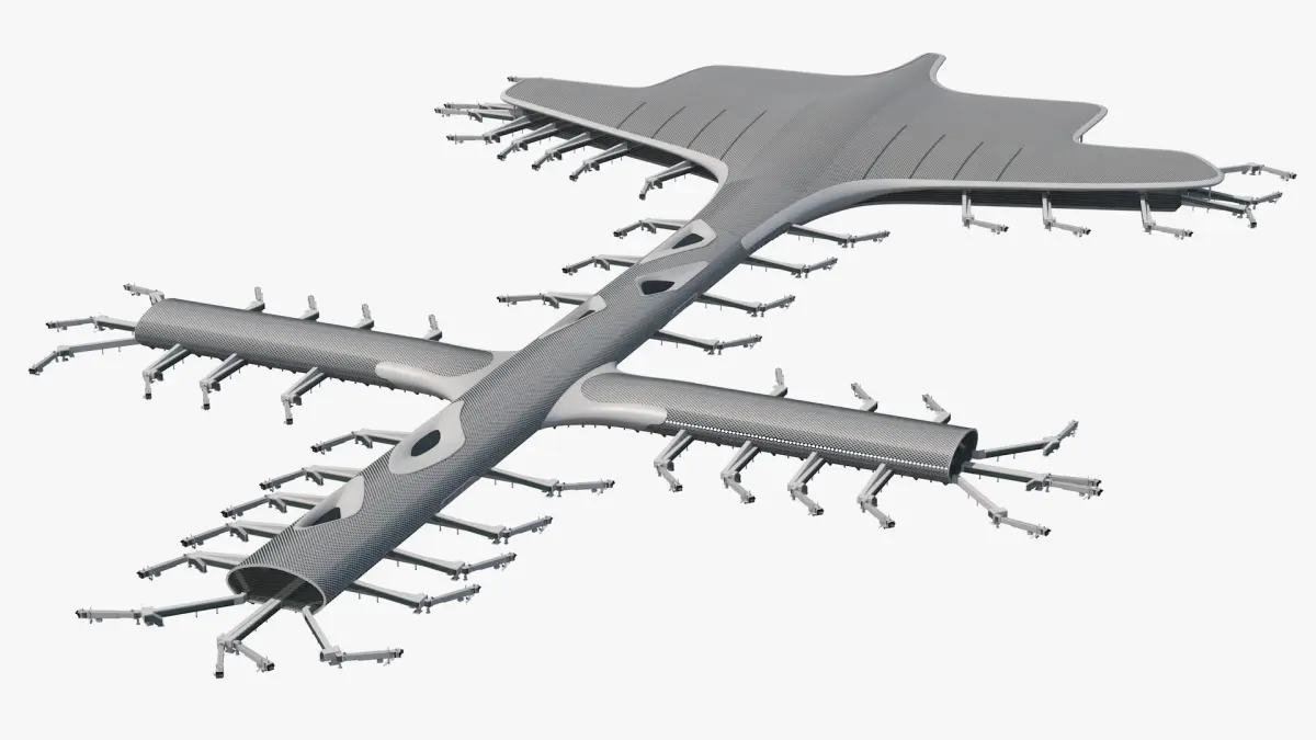 Terminal International Airport 3D model