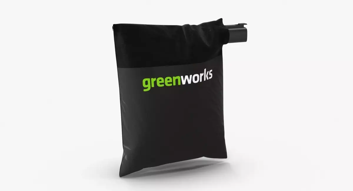 Leaf Blower Bag Vertical DigiPro G-MAX 40V GreenWorks Low-poly 3D model