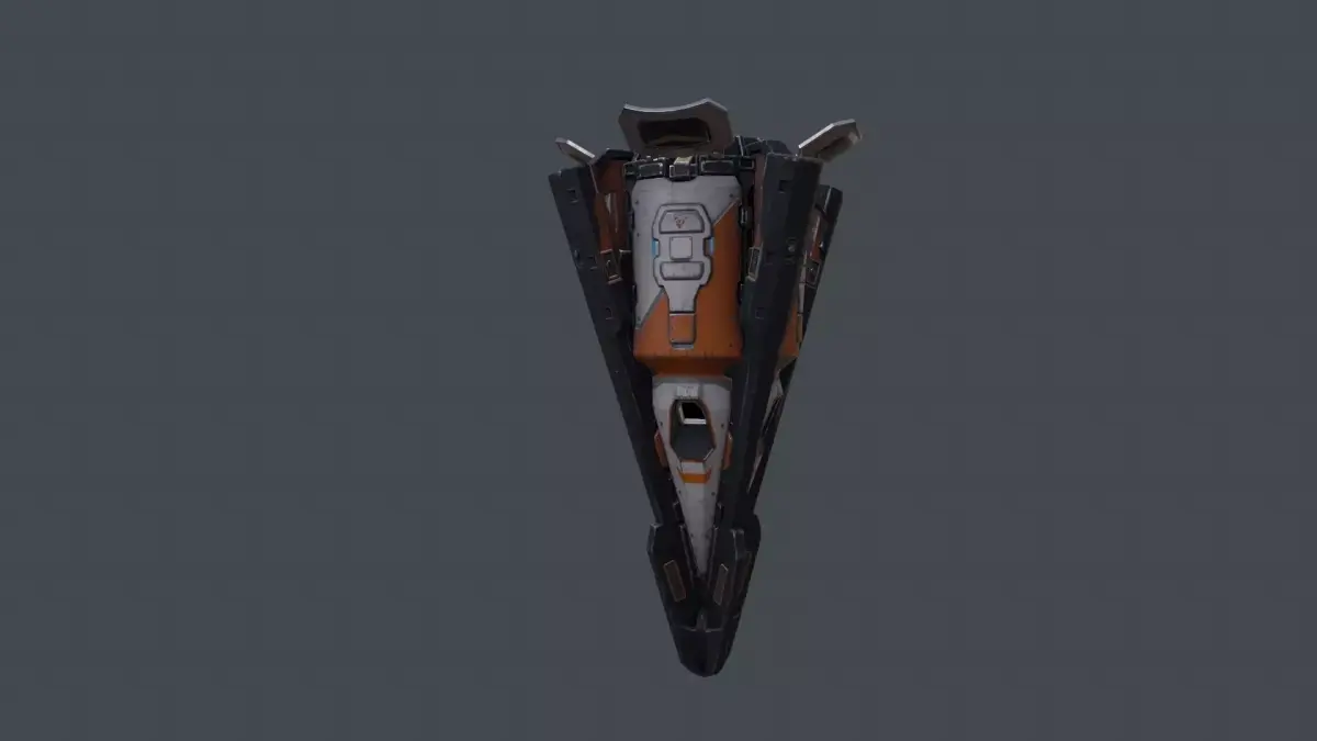 Starship Enterprise Low-poly 3D model