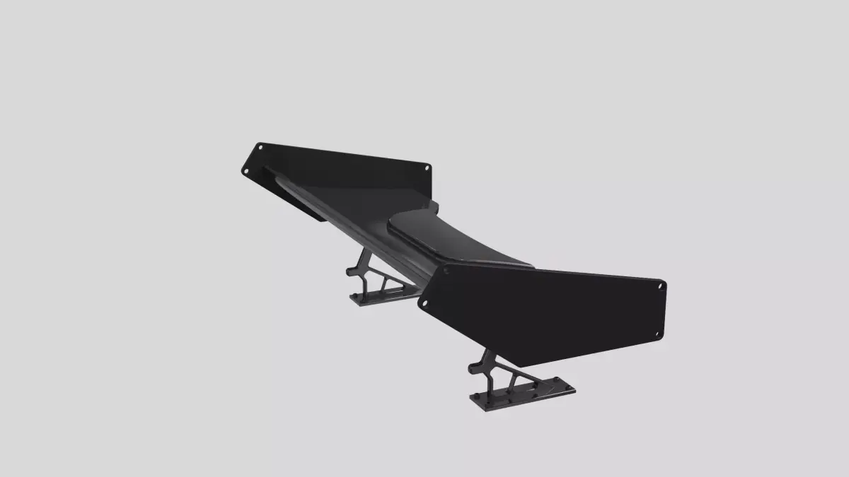 Racing Performance Rear Wing 3D model