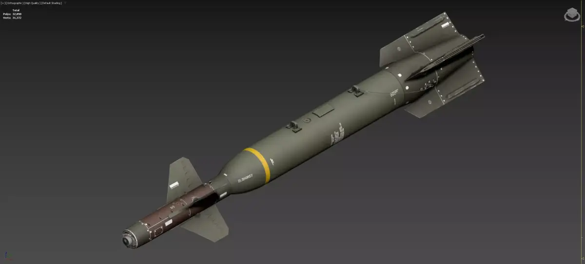 GBU-27 Paveway 3D model