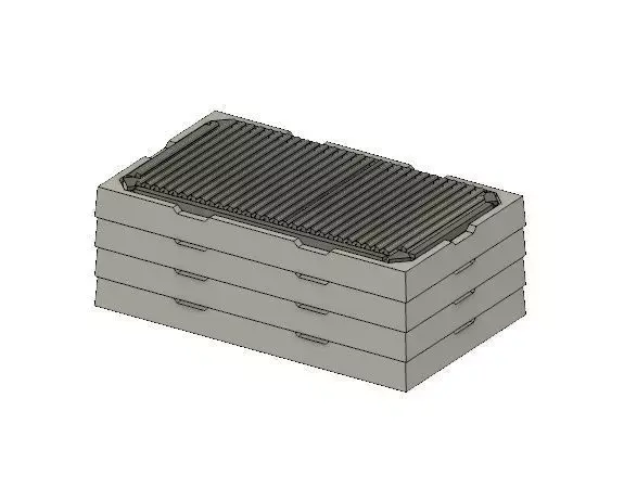 Model Railway Bar Type  Drainage Catchpits 3D print model
