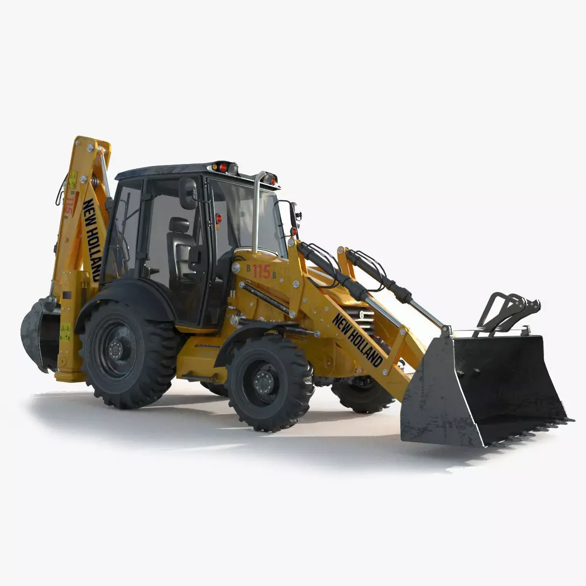New Holland B115B Backhoe Loader 3D model