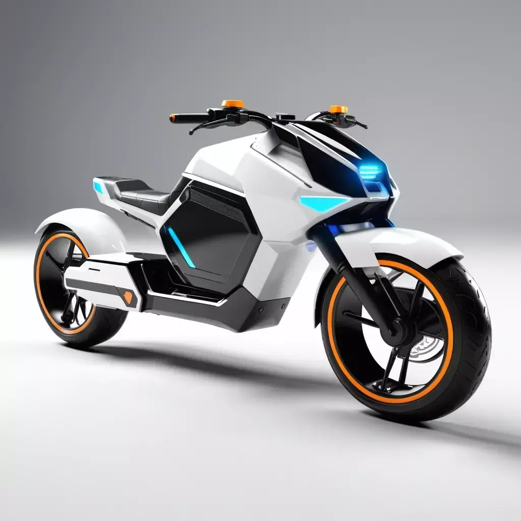 Futuristic Hoverbike Handlebar 3D Model 3D model purchase
