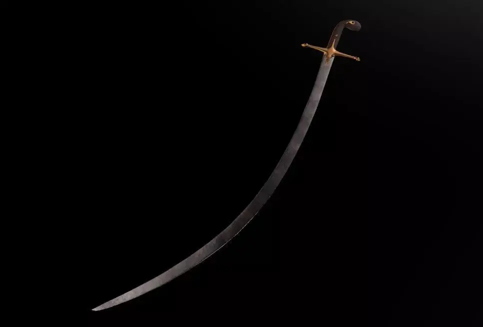 Turkish Sword Low-poly 3D model
