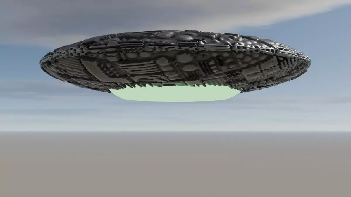 UFO 3D MODEL Low-poly 3D model buy