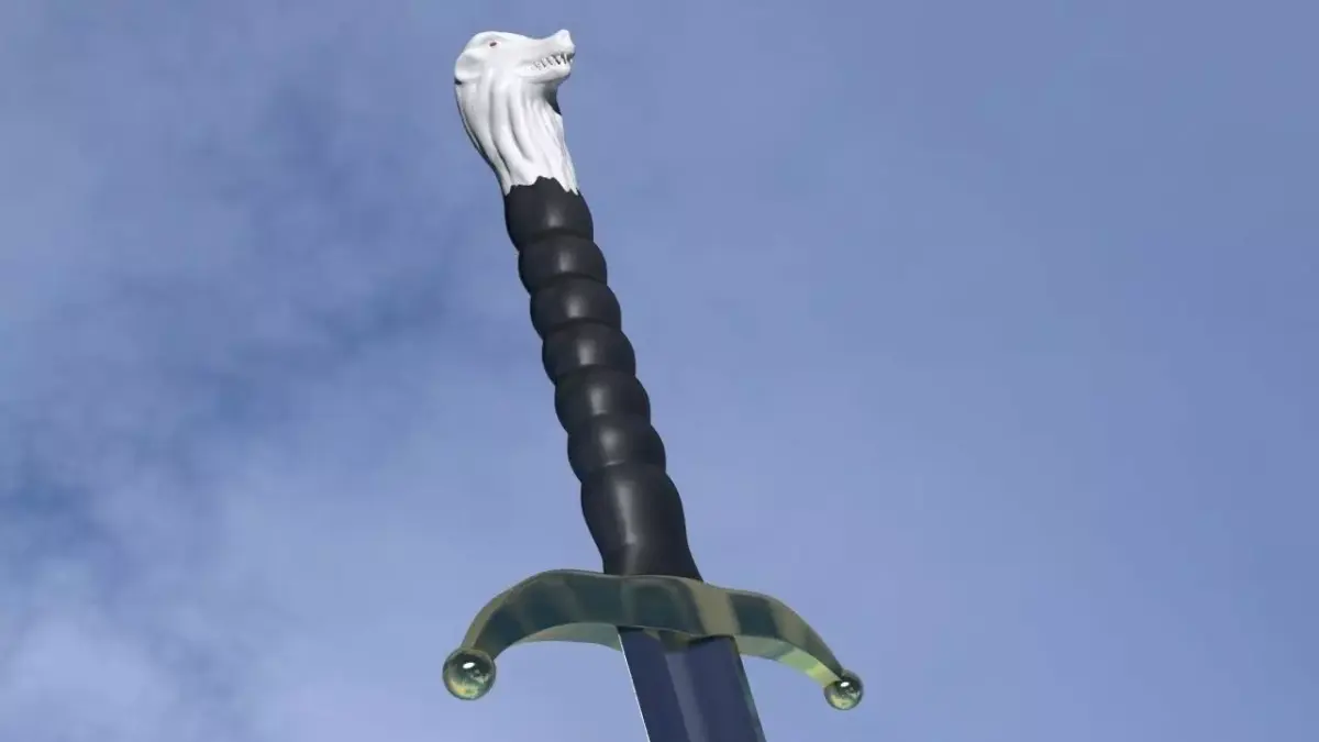 Game of Thrones-LongClaw-Jon Snow Sword Free 3D model
