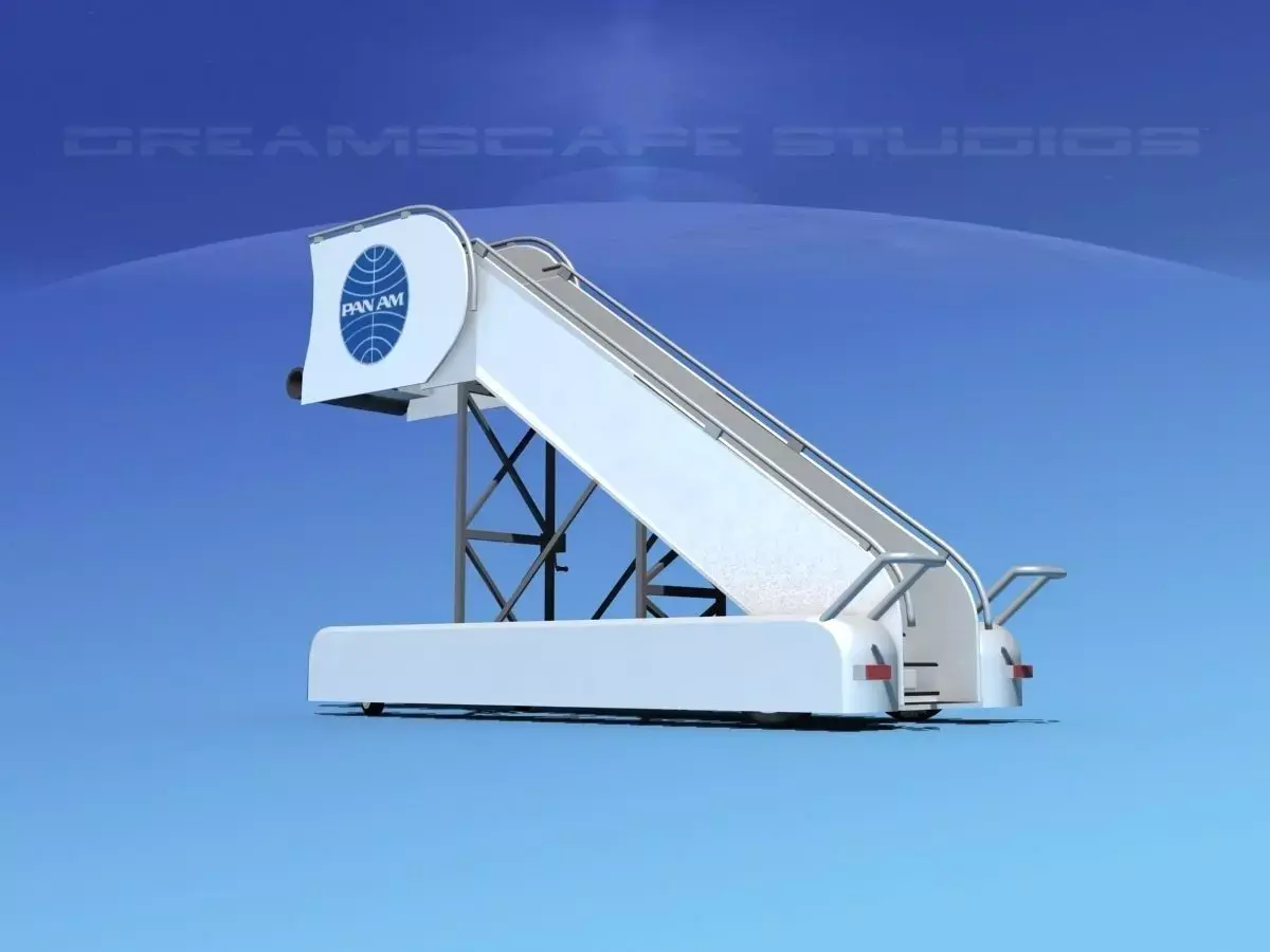 Airport Stairs Pan Am 3D model