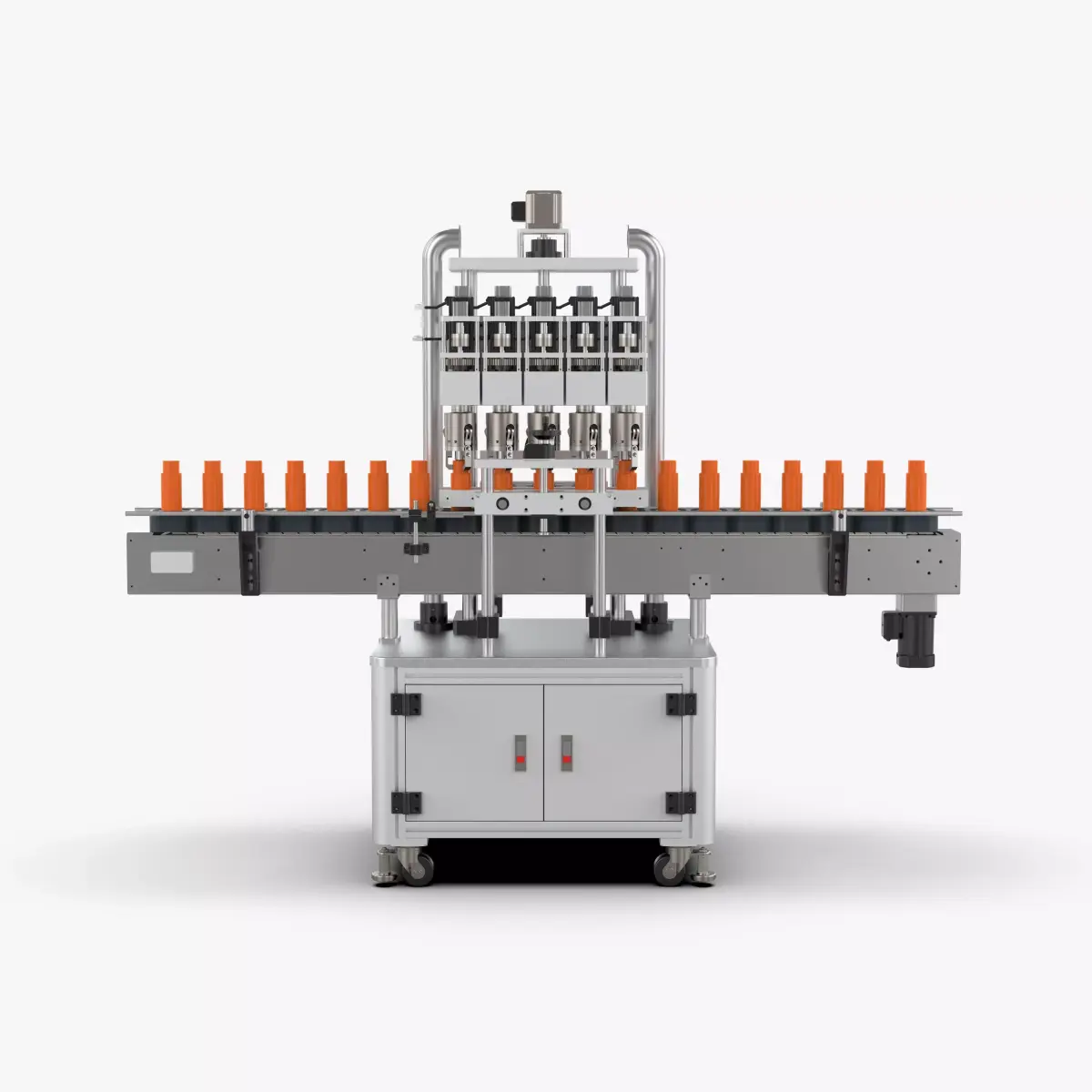 Automatic Plastic Bottle Pressing and Capping Machine 3D model