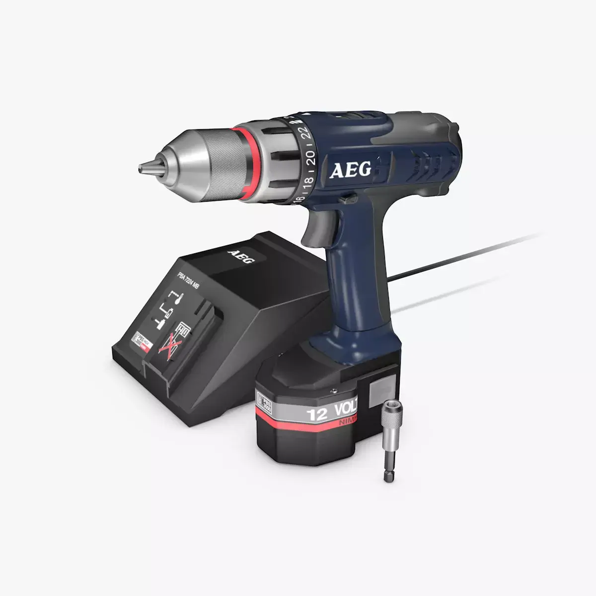 AEG screwdriver 3D model