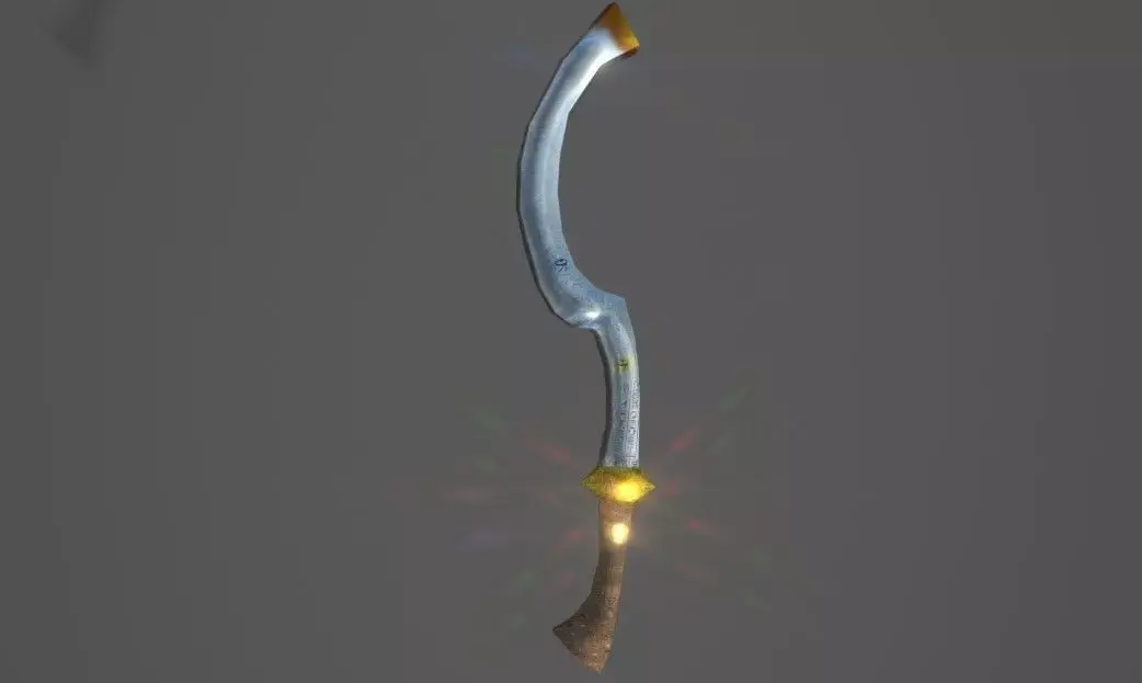 pharaonic sword Khopesh Low-poly 3D model