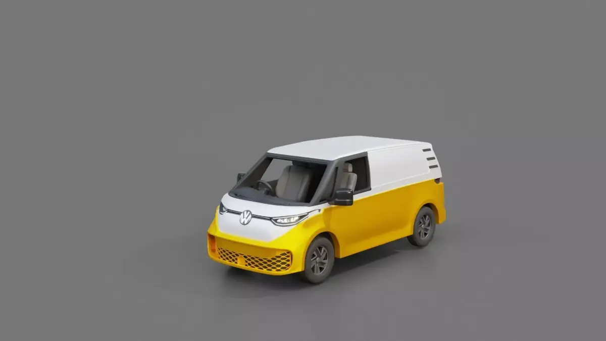 Volkswagen ID Buzz Cargo Van 2022 3D model
