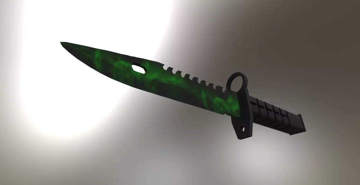 knife m9 bayonet 3D model Low-poly 3D model