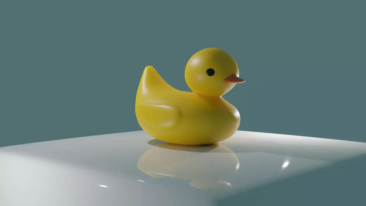 Rubber Duck Low-poly 3D model purchase