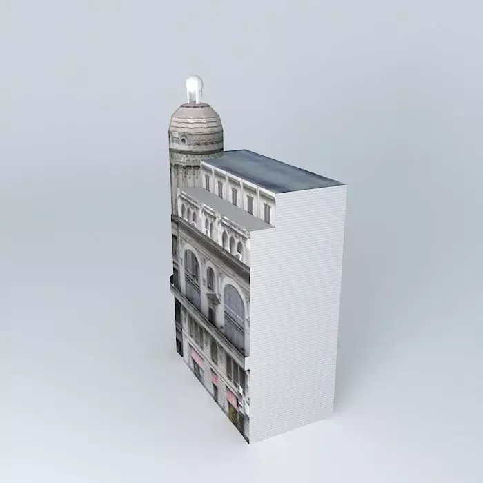 Snowball building 3D model