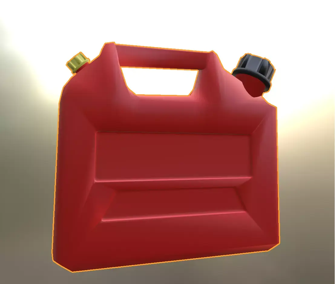 5L Jerry can Low-poly 3D model